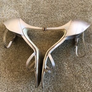 Franco Fieramosca Beige Smona Ankle wrap sandal